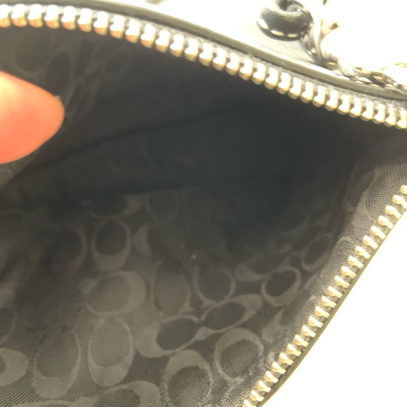 Coach Wristlet, Black - Picture 4 of 5